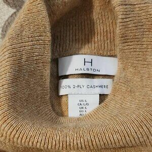 New HALSTON 100%2 ply cashmere